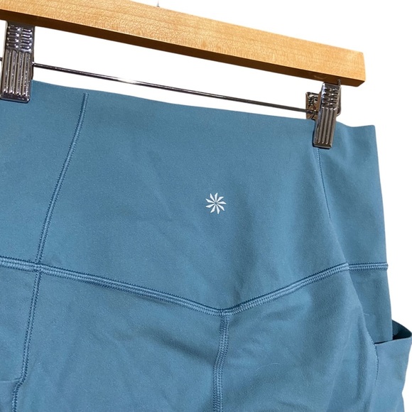 Athleta‎ Salutation Stash Pocket || Capri Blue Teal Size Small - Picture 5 of 7